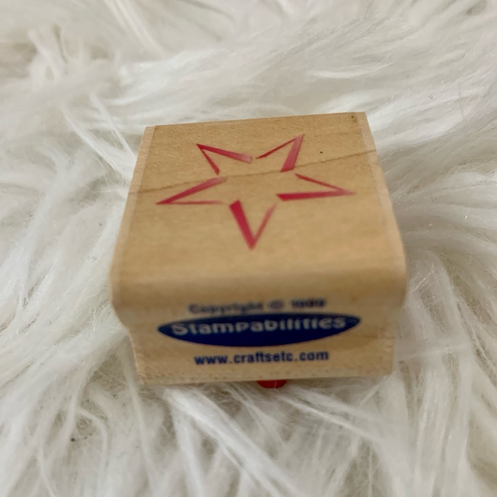 Lot of 6 Vintage Rubber Stamps Celestial Themed Stars Moon Crafting Stamping - Picture 15 of 16